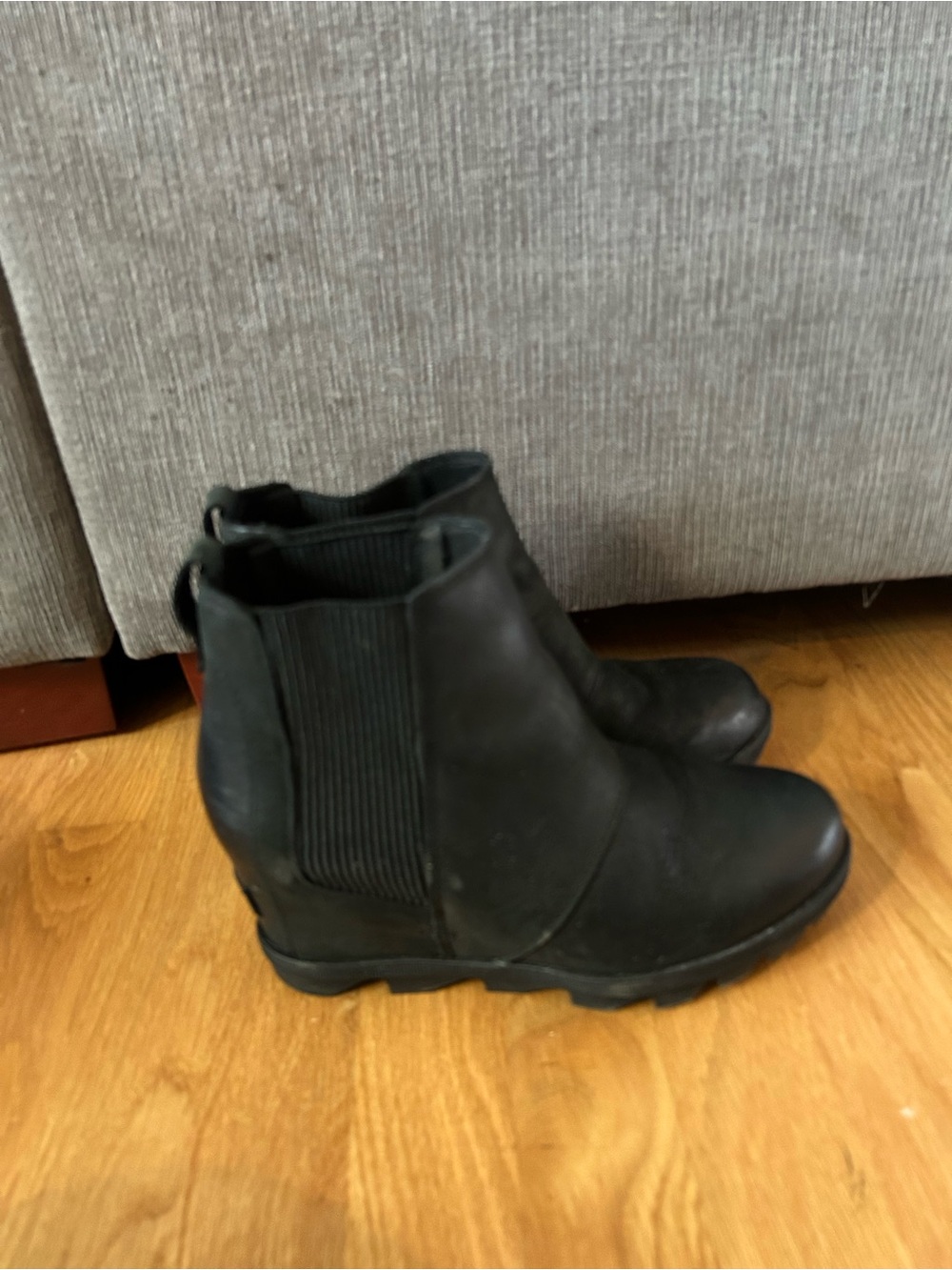 Sorel Black Chelsea Waterproof Ankle Boots